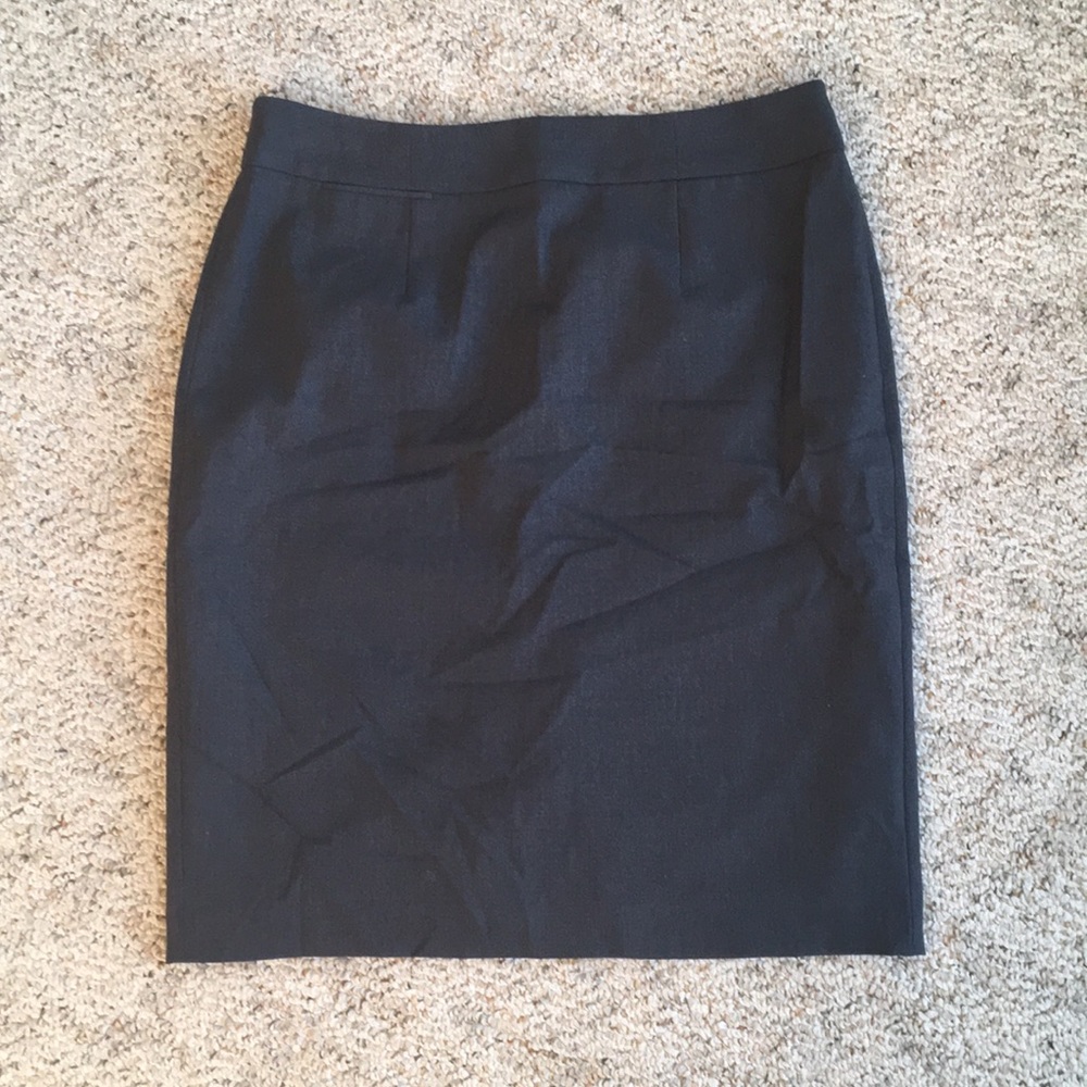 Calvin Klein Charcoal Gray Pencil Skirt